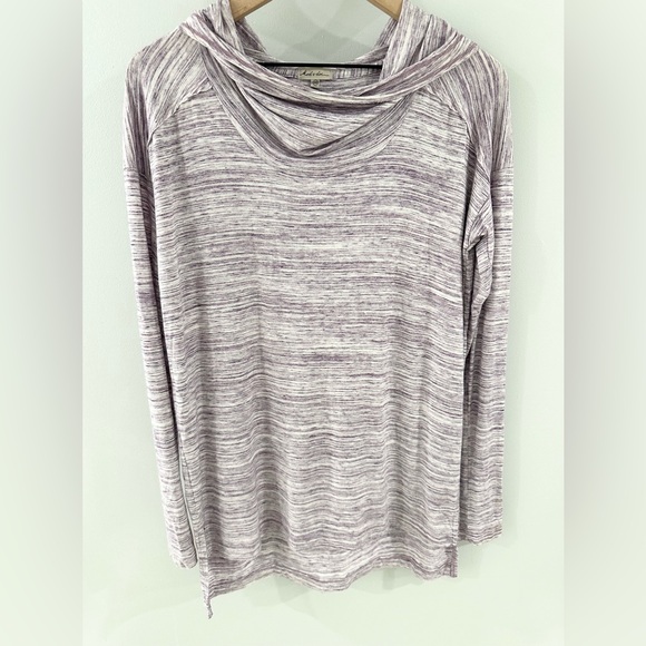 Mododoc Purple Space Dye Hooded Tunic Size XS - Picture 3 of 5